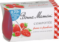 Compotée fraises & framboises - Product - fr