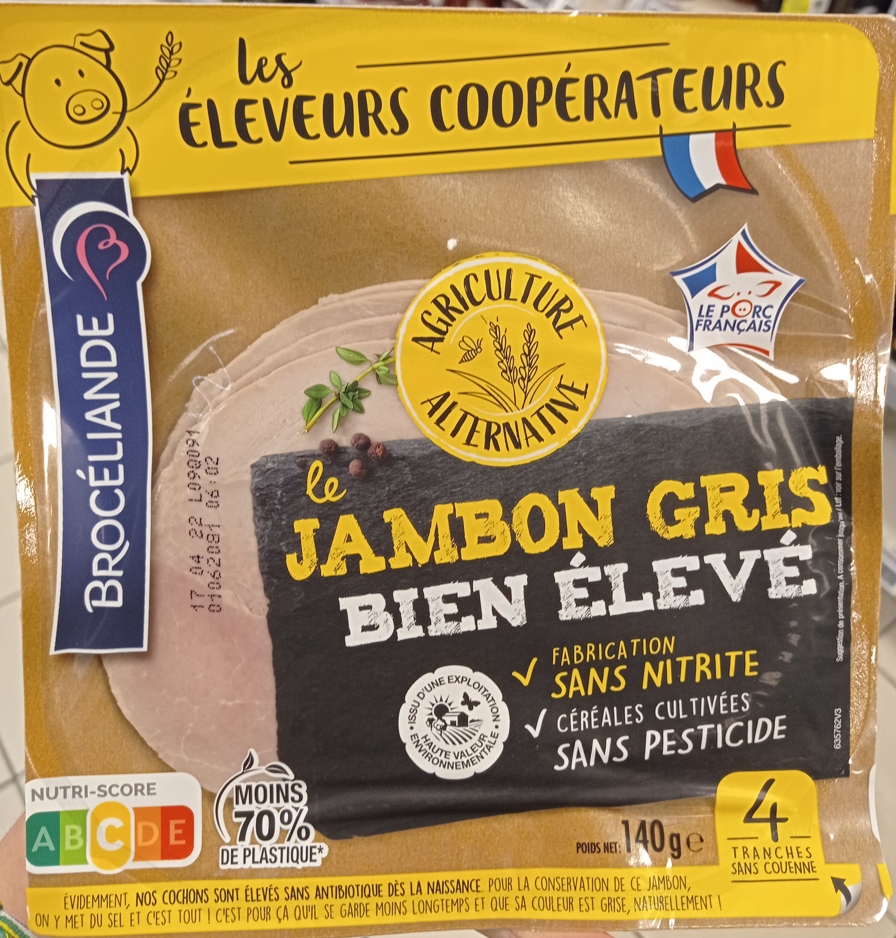 Le jambon gris Bien Élevé découenné dégraissé - Product - fr