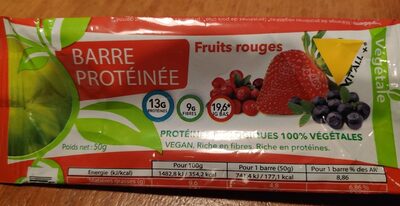 Barre protéinée Fruits rouges - Product