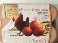 Oeufs extra roux fermiers - Product - fr