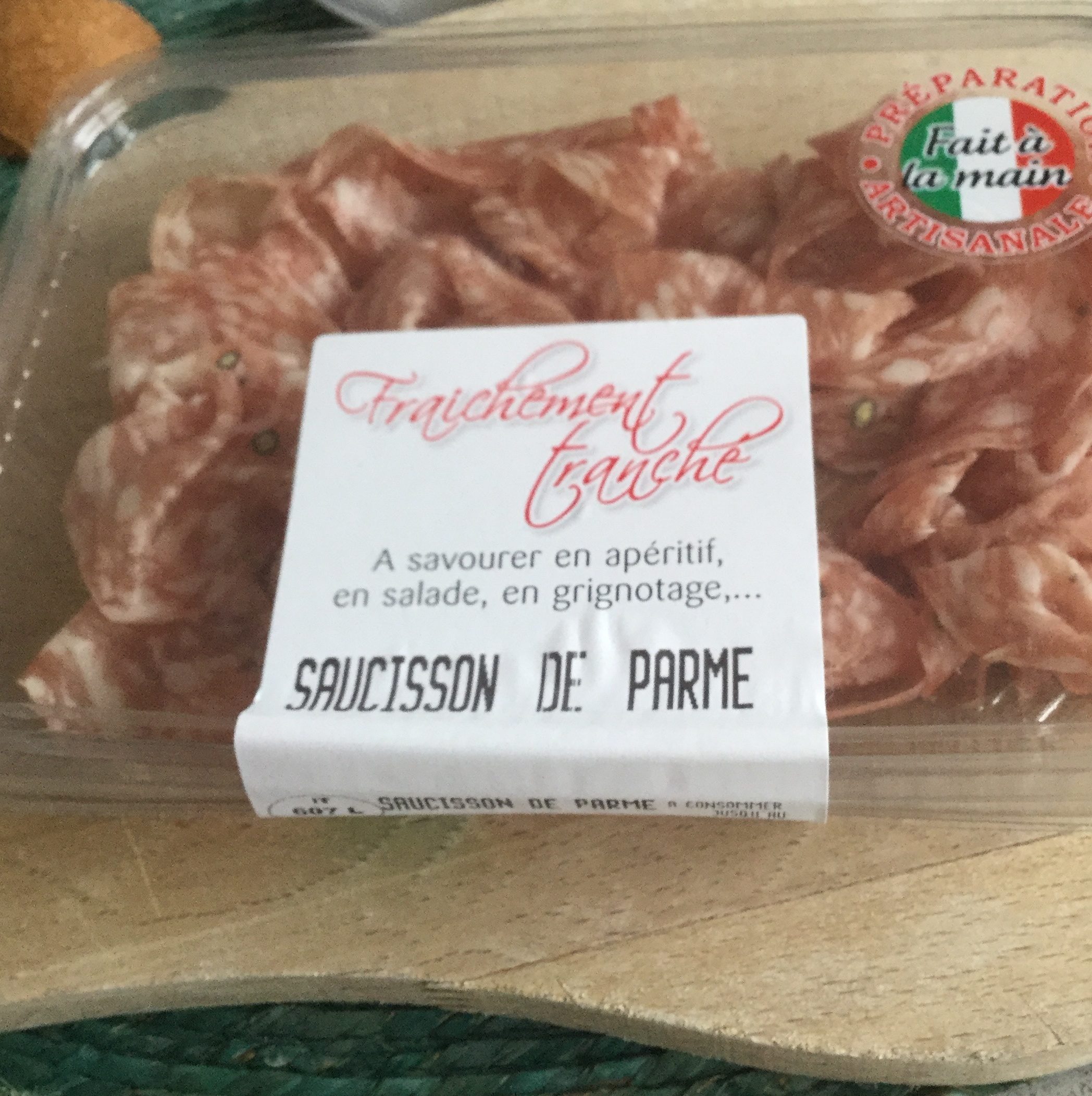Chiffonnade de saucisson de Parme presto C.DEL GUSTO - Ingredients - fr