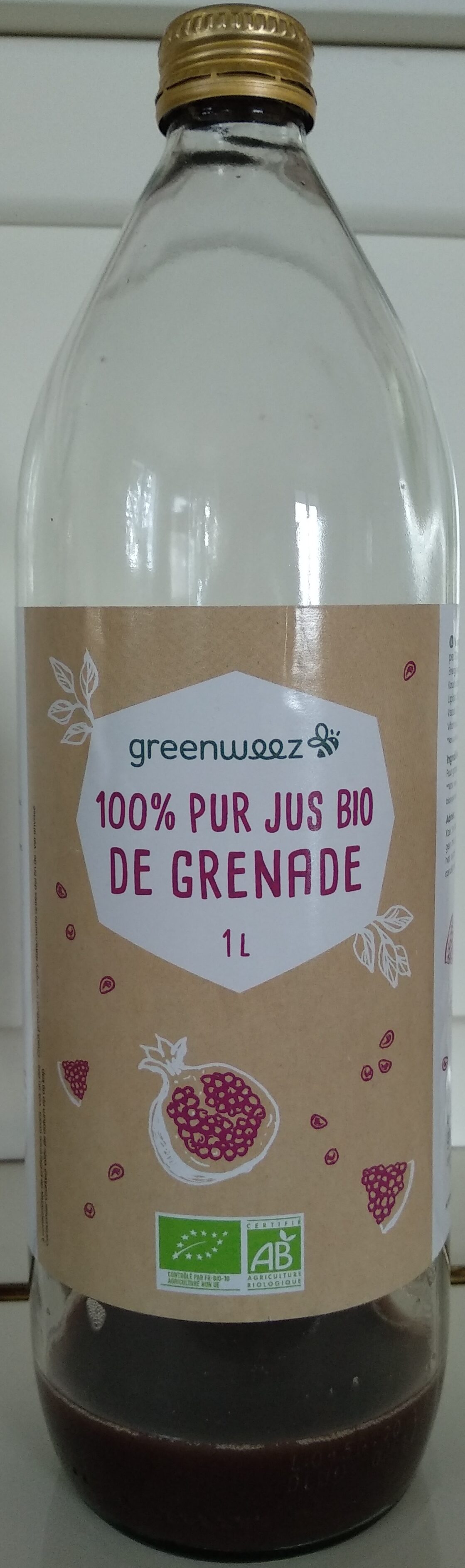 100% pur jus de grenade - Product - fr