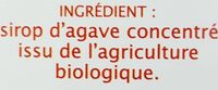 sirop d'agave - Ingredients - fr