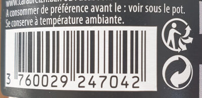 Crème de caramel au beurre salé - Recycling instructions and/or packaging information