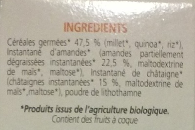 Céréadej - Ingredients