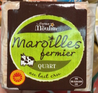 Maroilles fermier quart au lait cru (29% MG) - Product - fr