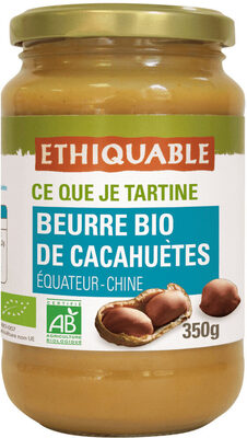 Beurre bio de cacahuètes - Product - fr