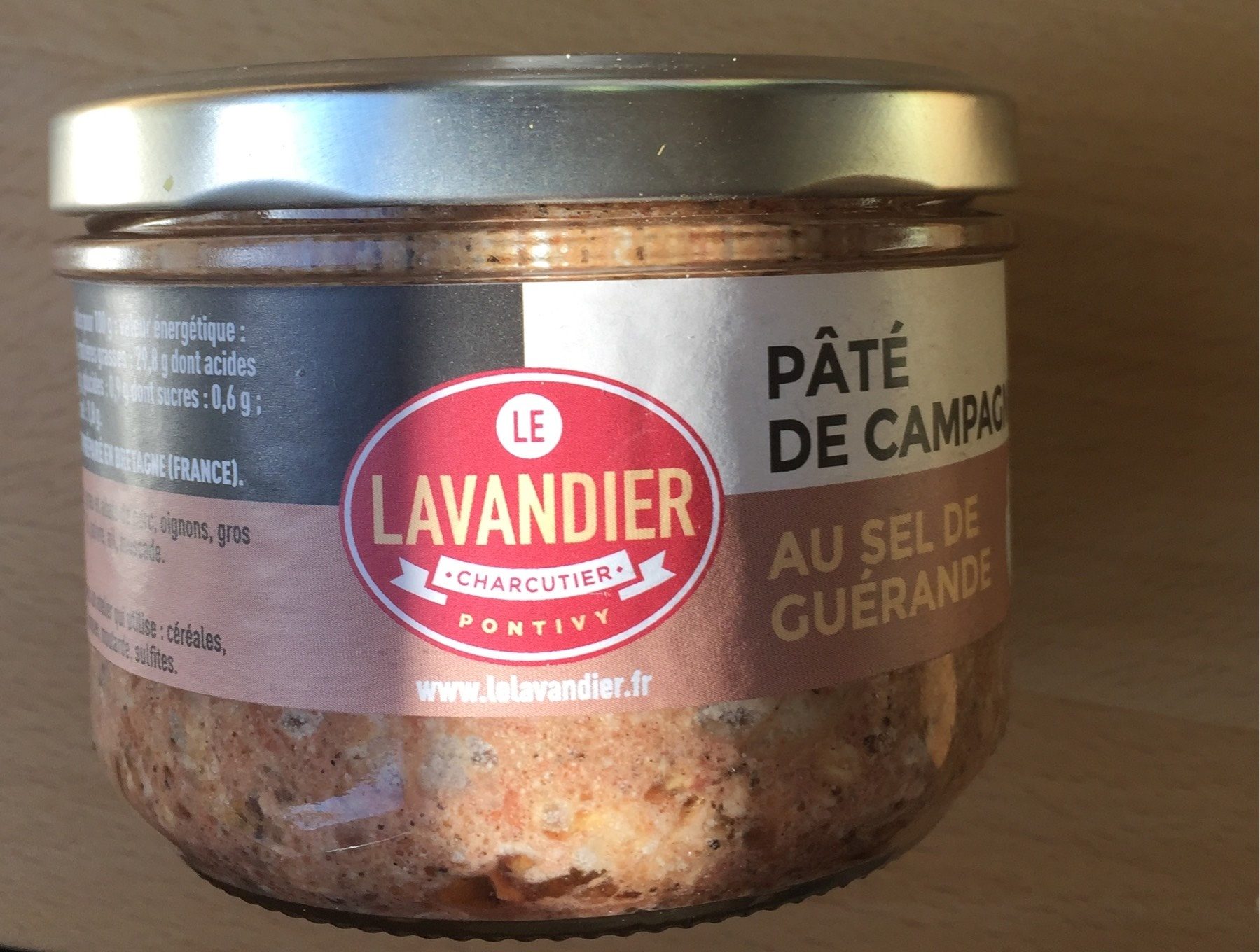 Pâté de campagne au sel de Guérande - Product - fr