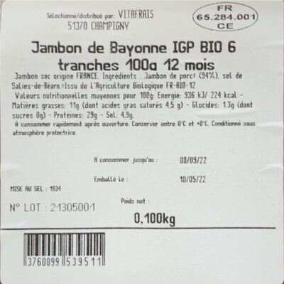 Jambon de Bayonne - 2