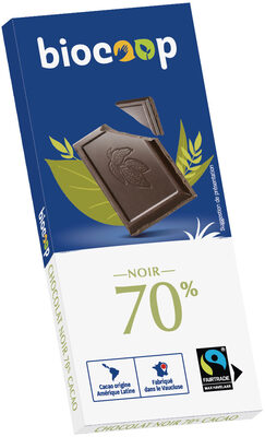 Chocolat noir 70% - Product - fr