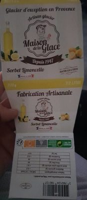 Sorbet limoncello - Product - fr
