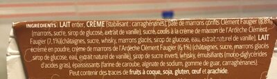 Glace Aux Marrons Glaces - Ingredients - fr