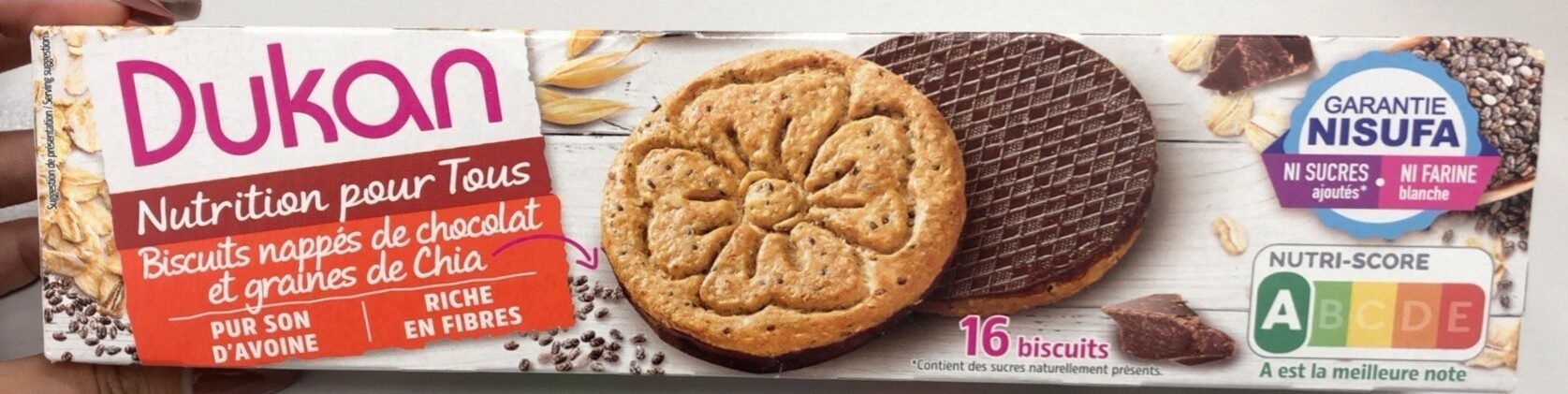 Biscuits nappés de chocolat - Product - fr