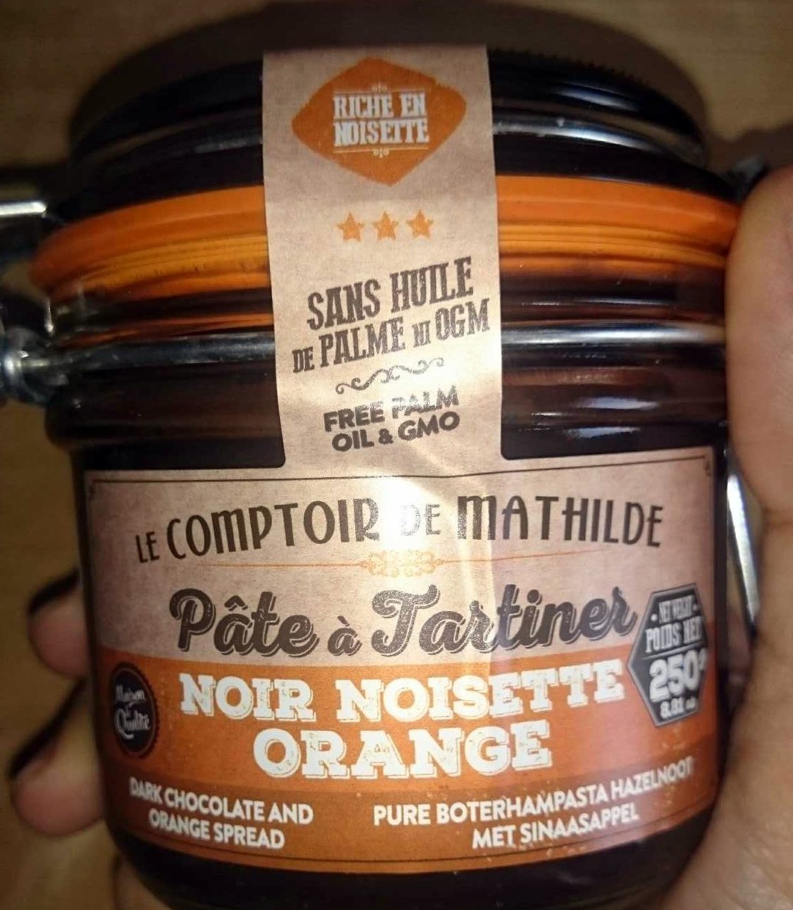 Pâte à Tartiner - Noir Noisette Orange - Product - fr