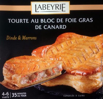 Tourte au Bloc de Foie Gras de Canard (Dinde et Marrons) - Product - fr