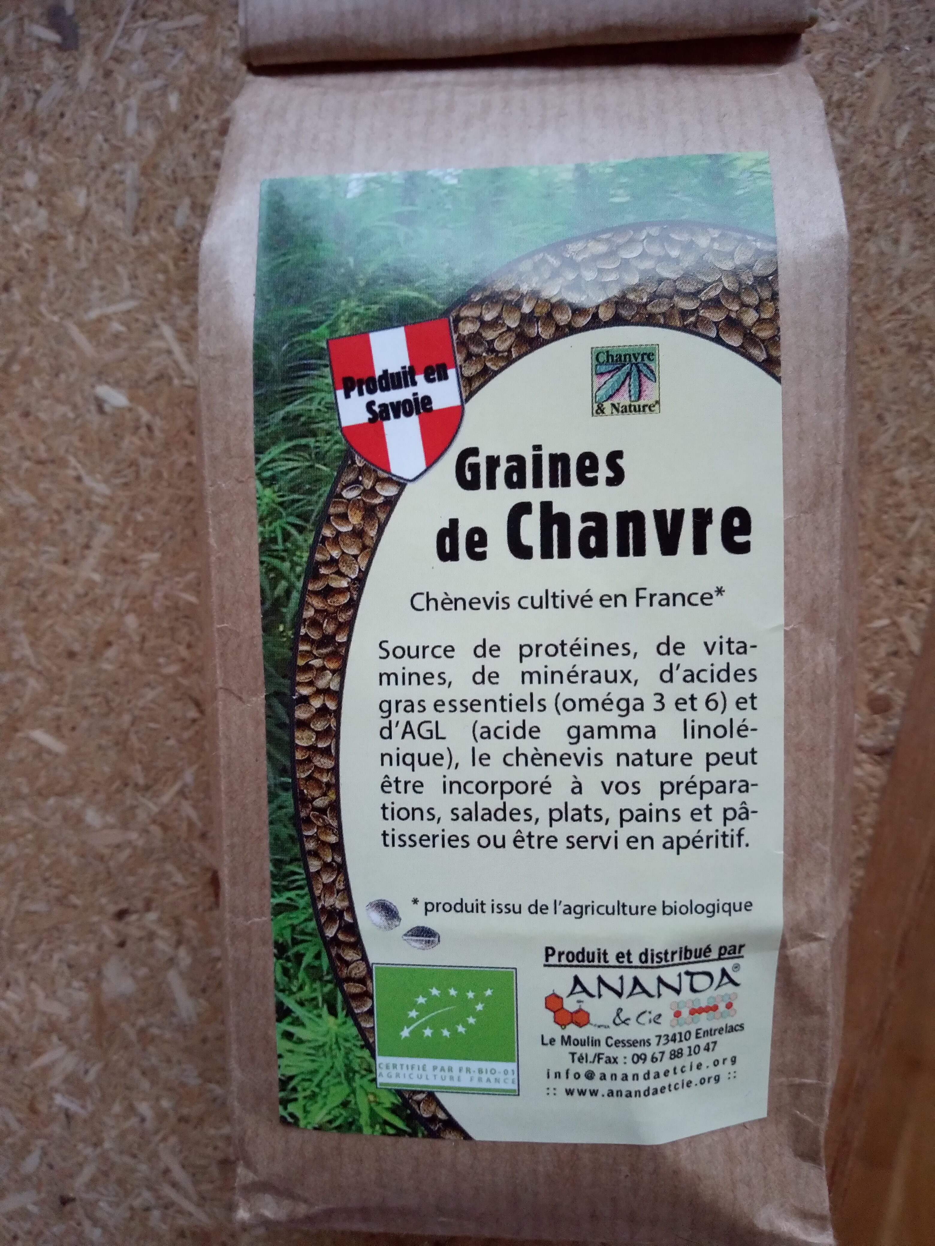 Graines de Chanvre - Recycling instructions and/or packaging information - fr
