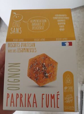 Biscuits paprika fumé oignon - Product - fr