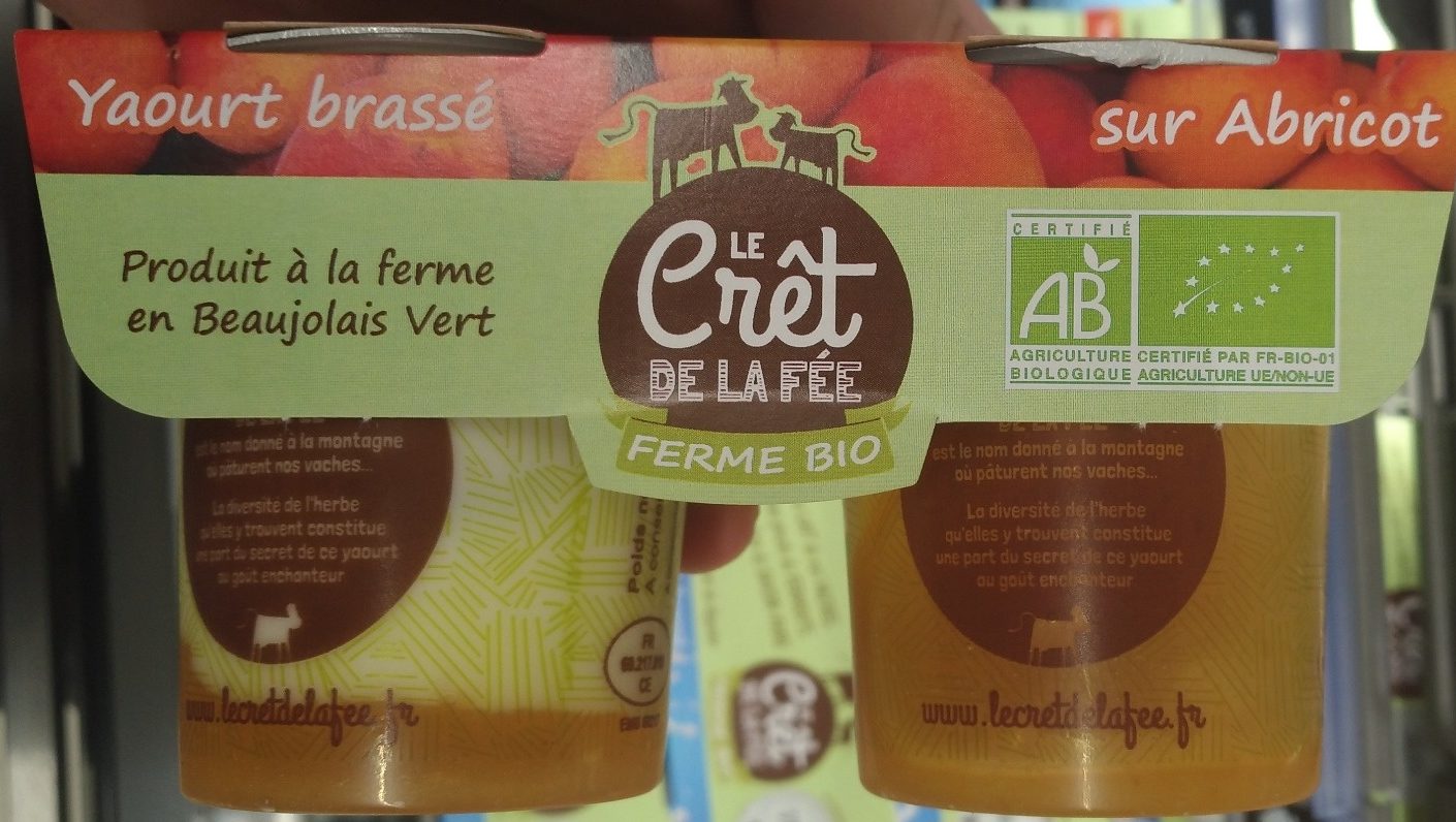 Yaourt Brassé sur Abricot - Product - fr