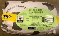 Beurre bio doux fermier - Product - en