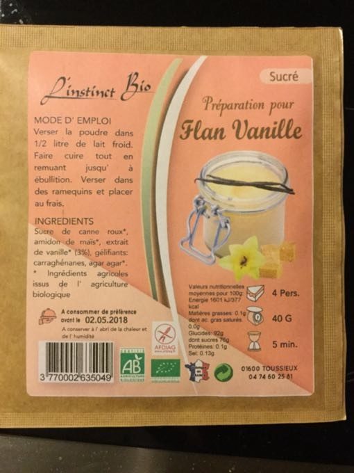 Préparation pour flan vanille - Product - en