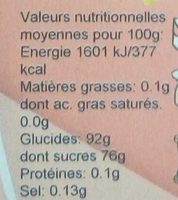 Préparation pour flan vanille - Nutrition facts - fr