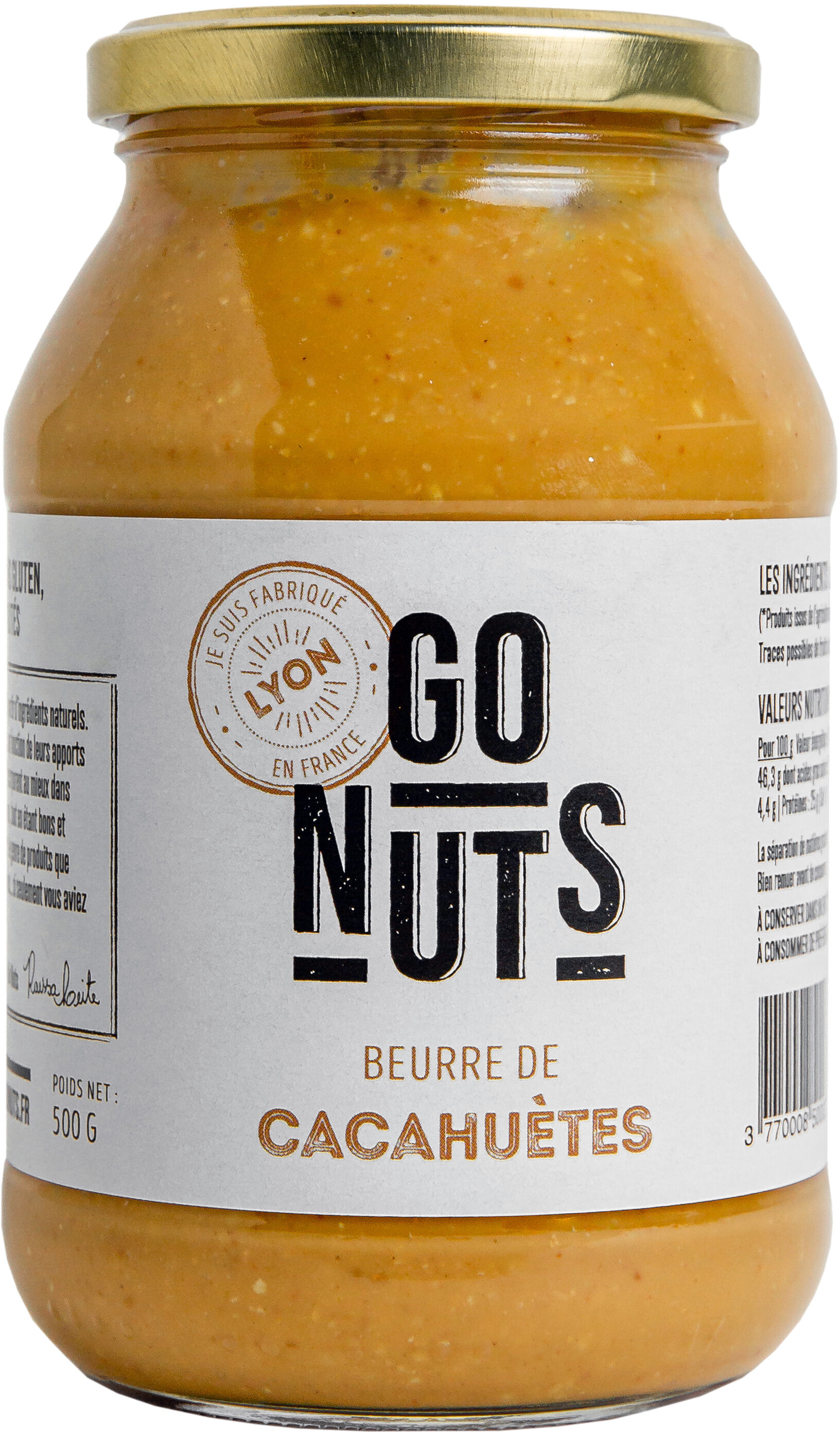 Beurre de cacahuètes Bio - Ingredients - fr