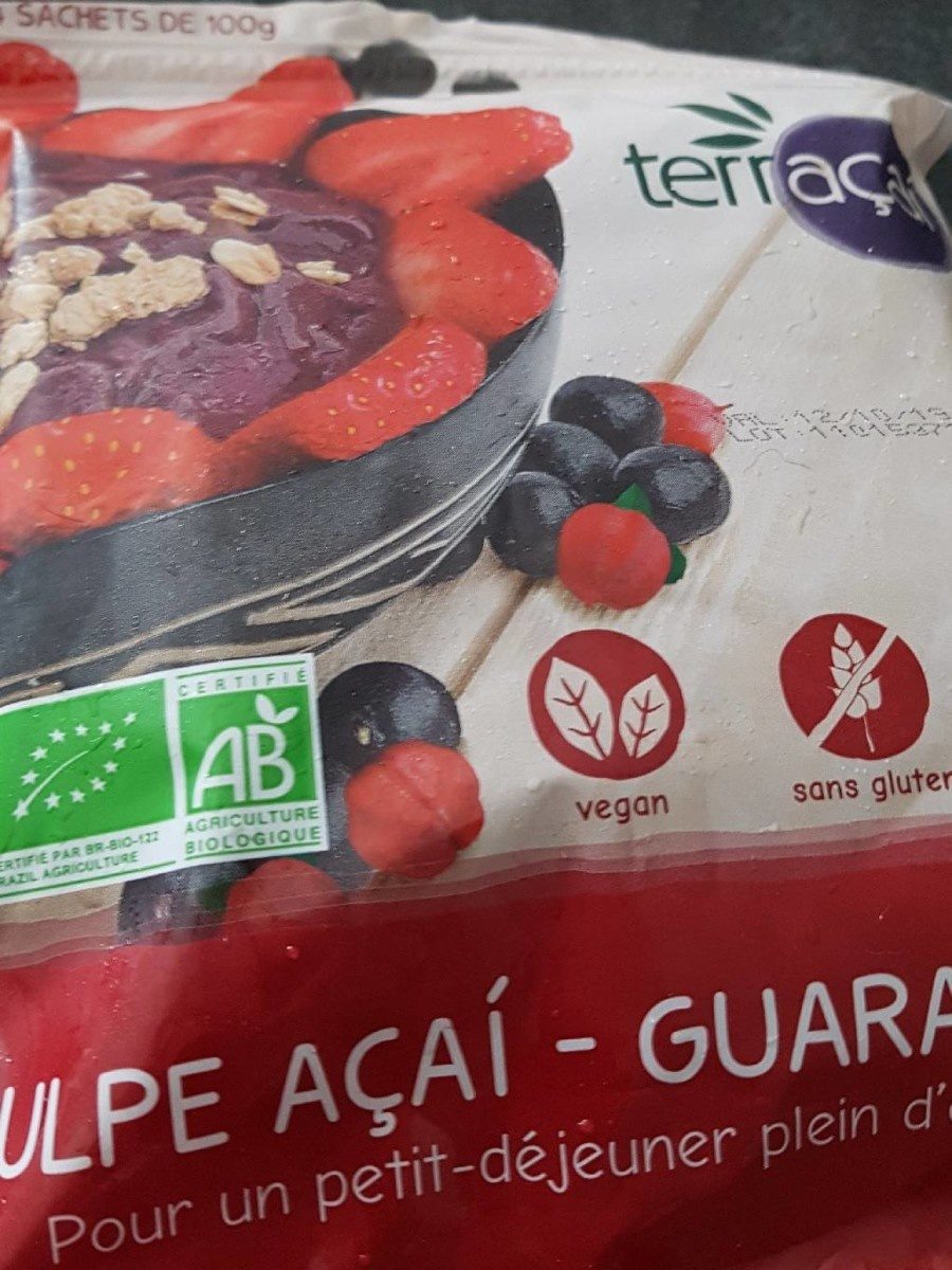 Pulpe açai-guarana bio - Product - fr