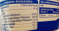 feine Teewurst - Nutrition facts - de