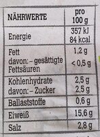 Hähnchenfleisch Plus Spinat - Nutrition facts - de