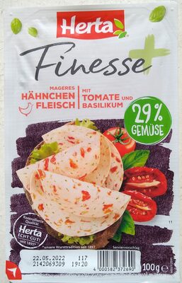 Finesse Mageres Hähnchenfleisch mit Tomate und Basilikum - Product - de