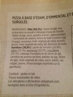 Pizza extra moelleuse aux 3 fromages - Ingredients - fr