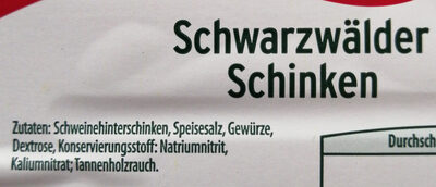 Schwarzwälder Schinken - Ingredients - de