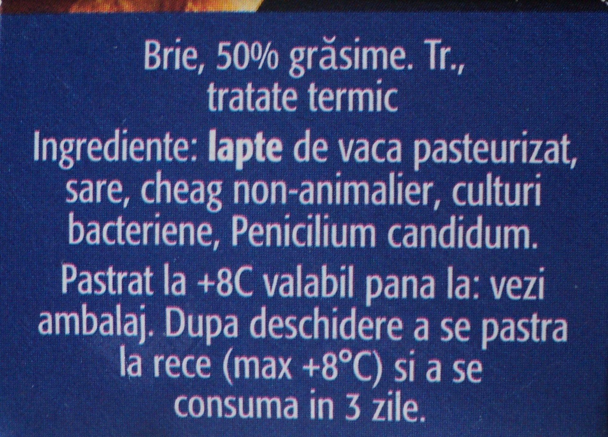 Alpenhaim Branza Brie - Ingredients - ro