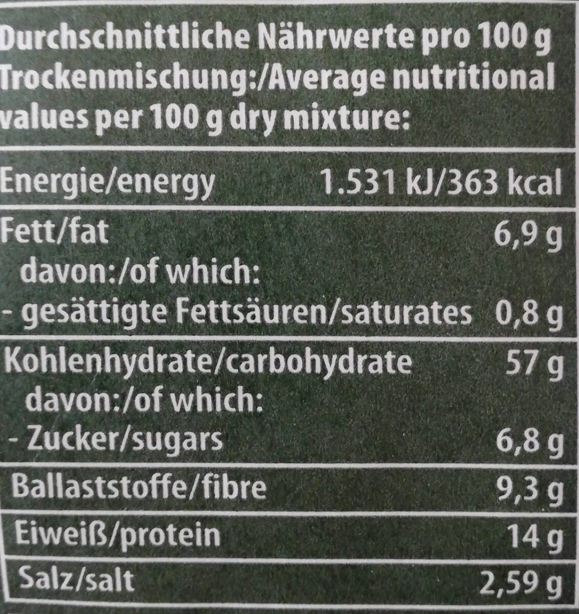 Bratlinge, Tomate Kräuter - Nutrition facts - fr