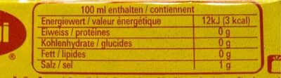 Cubes Maggi - Nutrition facts