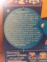 NESTLE P'TIT SOUPER Lait Carottes Riz - 2 x 250ml - Dès 6 mois - Ingredients - fr