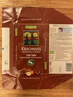 Croc'nois Chocolat biologique au lait et aux noisettes - Product - fr