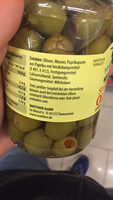 Spanische Oliven, gefüllt mit Paprikapaste - Ingredients - en