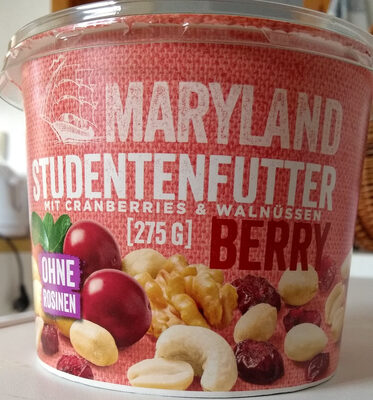 Maryland Studentenfutter Berry mit Cranberries & Walnüssen - Product - de