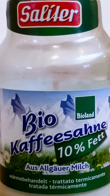 Bio Kaffeesahne 10% Fett - Product - de
