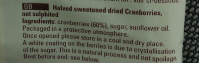 CRANBERRIES - Ingredients - en