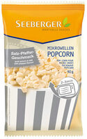 Seeberger Mikrowellen-Popcorn mit Salz-Pfeffer-Geschmack - Product - de