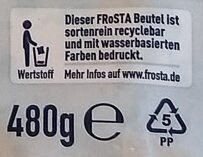Gemüsepfanne alla Toscana - Recycling instructions and/or packaging information - de