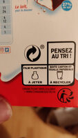 Barre Chocolatée Kinder Maxi Chocolat au Lait x18 - 378g - Recycling instructions and/or packaging information - fr