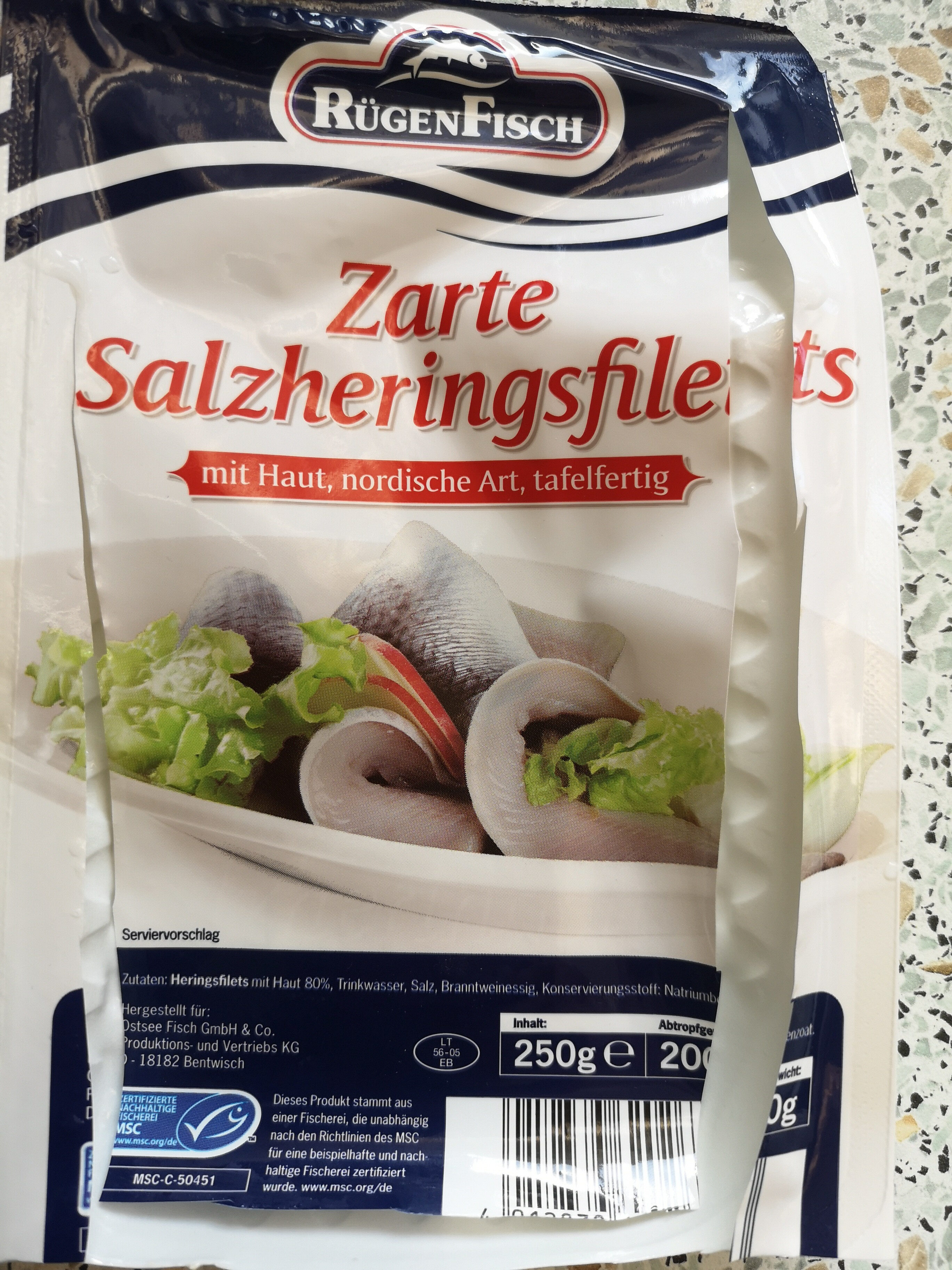 Zarte Salzheringsfiletts - Product - de