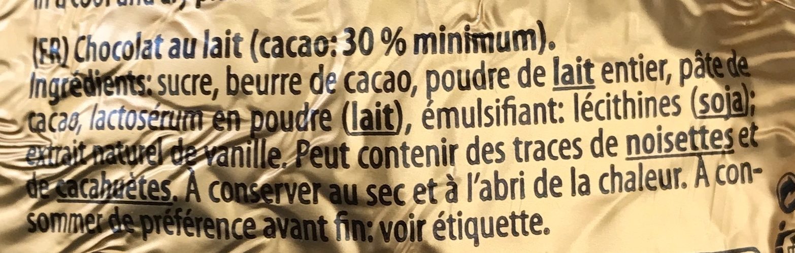 Confiserie chocolat au lait - Ingredients - fr
