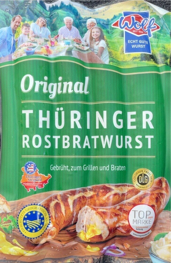 Orginal Thüringer Rostbratwurst - Product - de