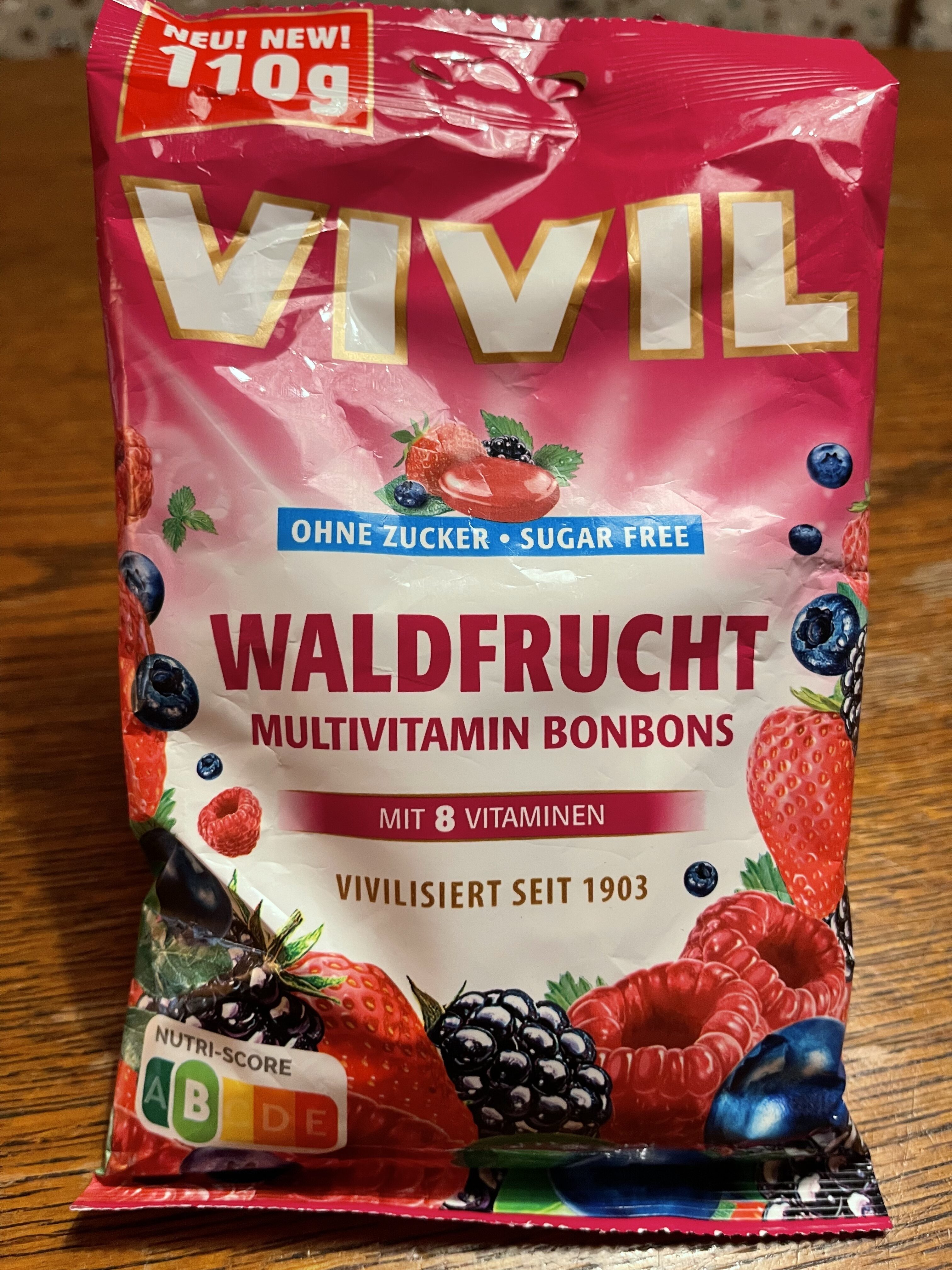 Waldfrucht Multivitamin bonbons - Product - fr