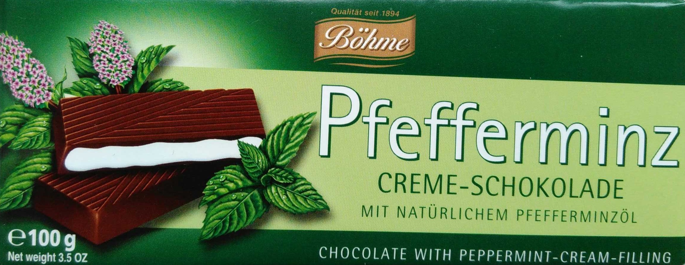 Pfefferminz-Creme-Schokolade - Product - de