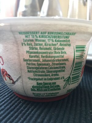 Vegan Reis Kirsche - Ingredients - en